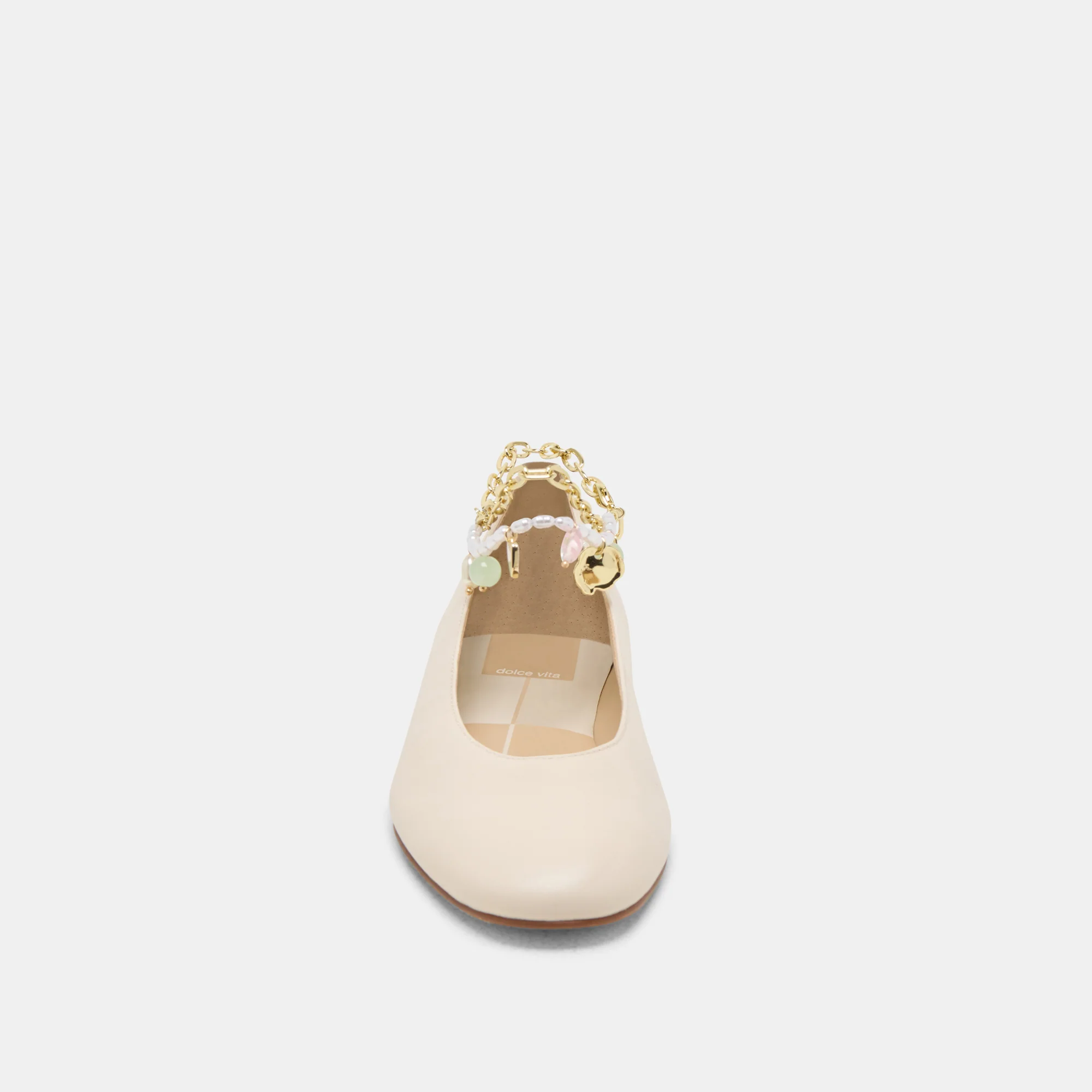 BAIDEN BALLET FLATS BONE LEATHER - Image 8