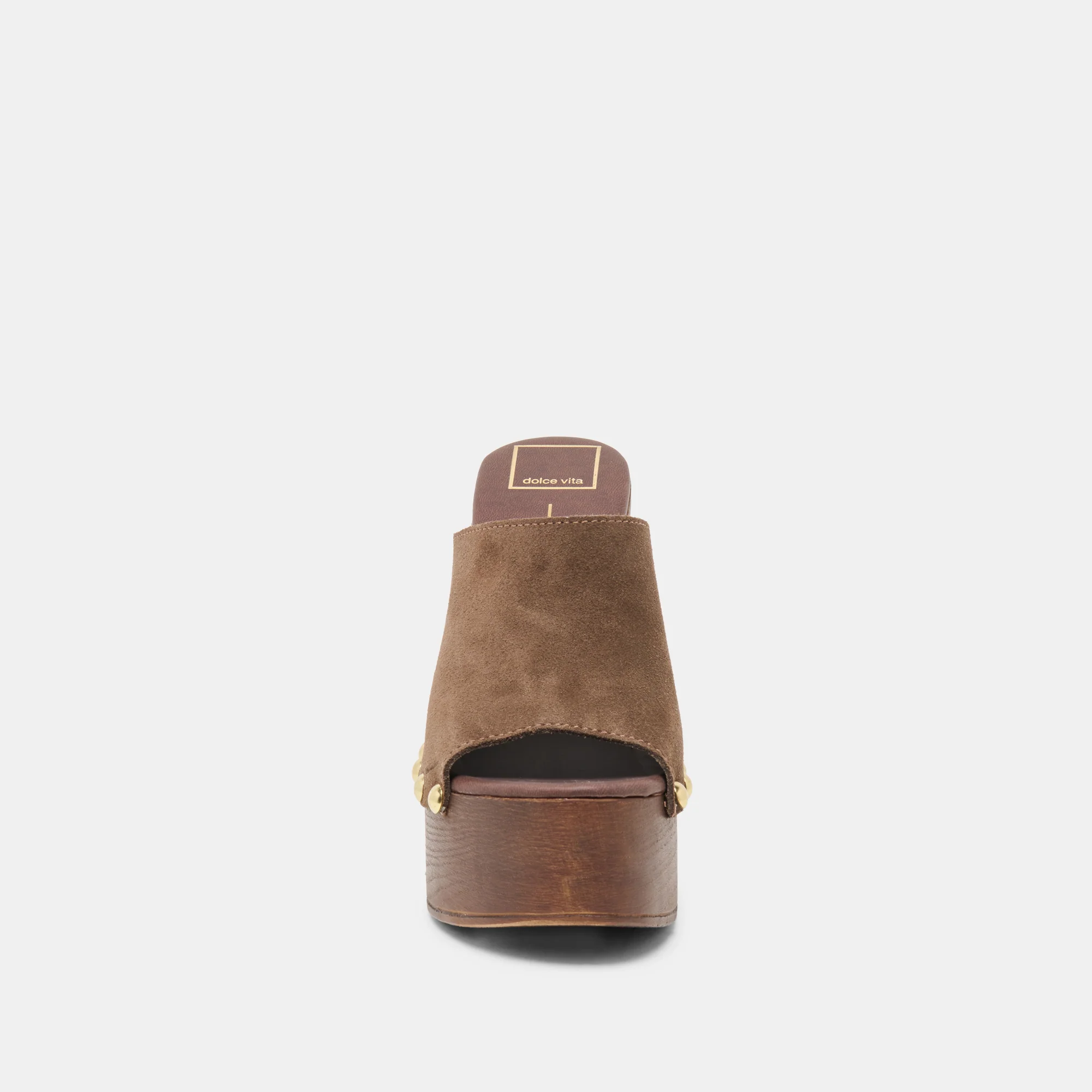 BIRK WEDGES DK BROWN SUEDE - Image 6