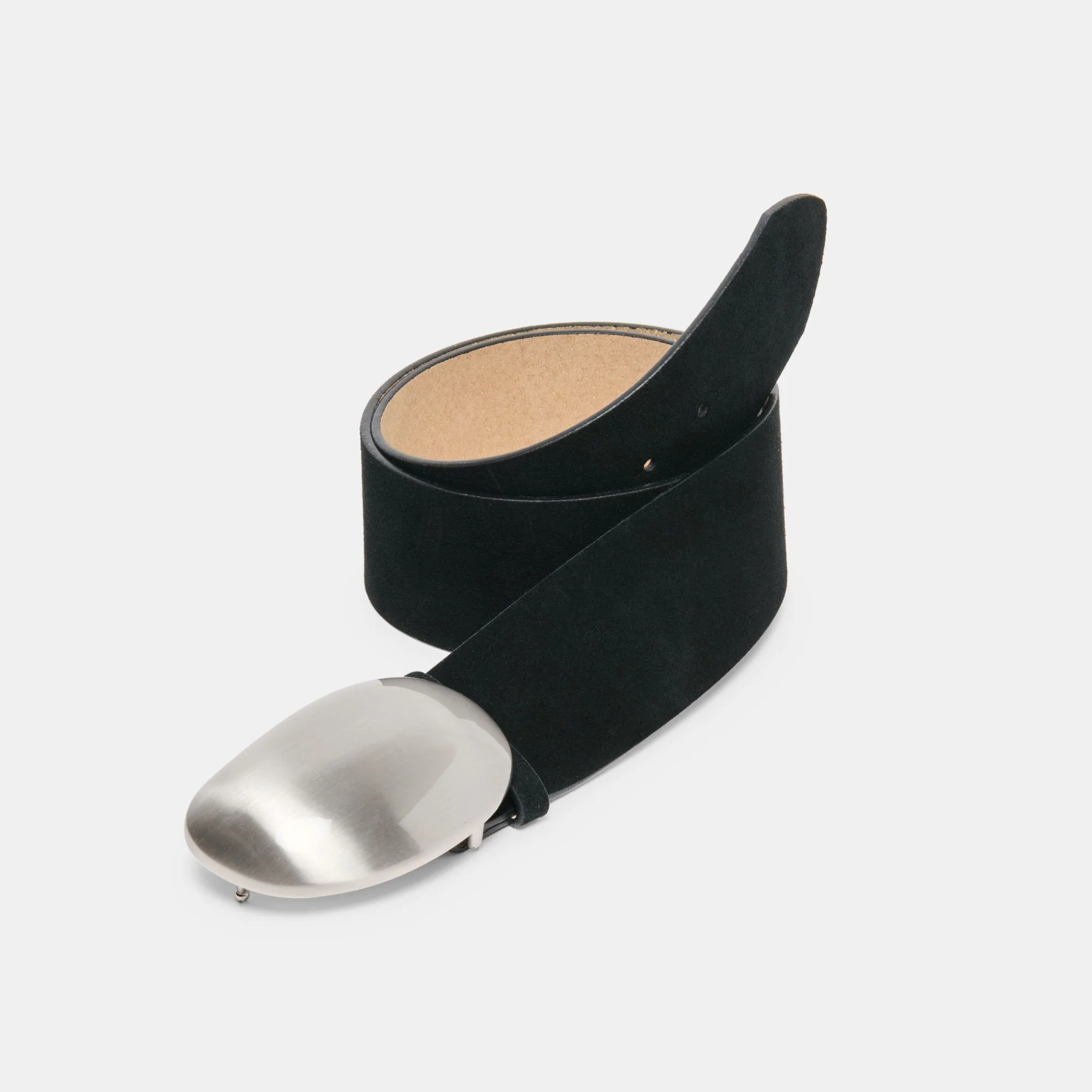 BUBBLE BUCKLE BELT BLACK NICKLE - Image 3