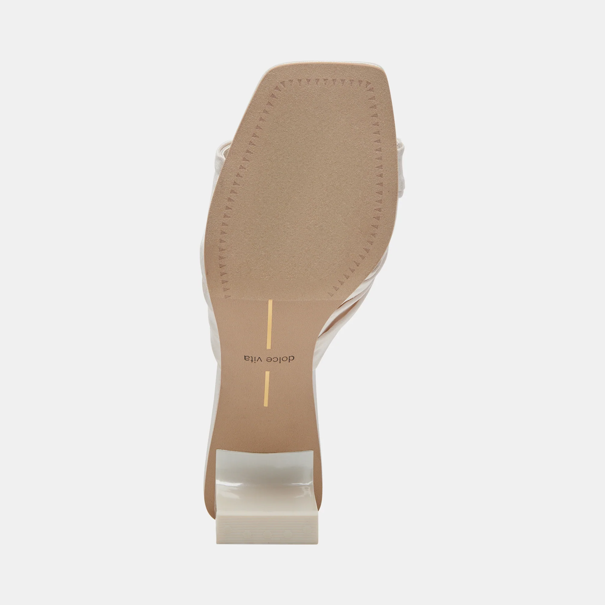 CARLAN HEELS OFF WHITE SILK - Image 15