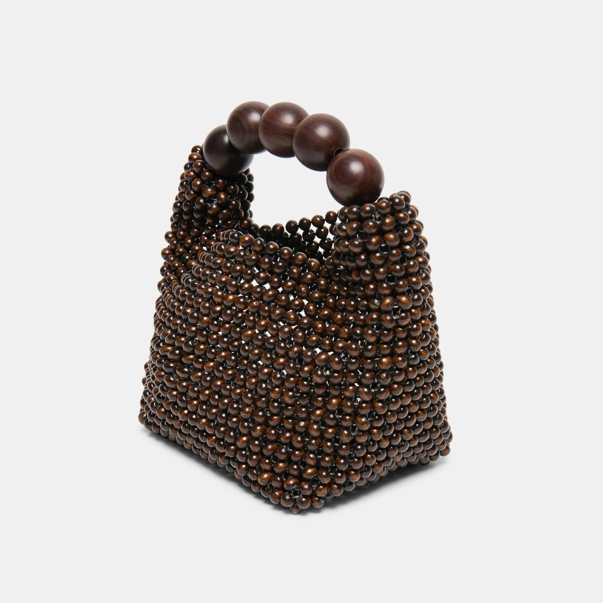 CLOVER HANDBAG CHOCOLATE WOOD - Image 3