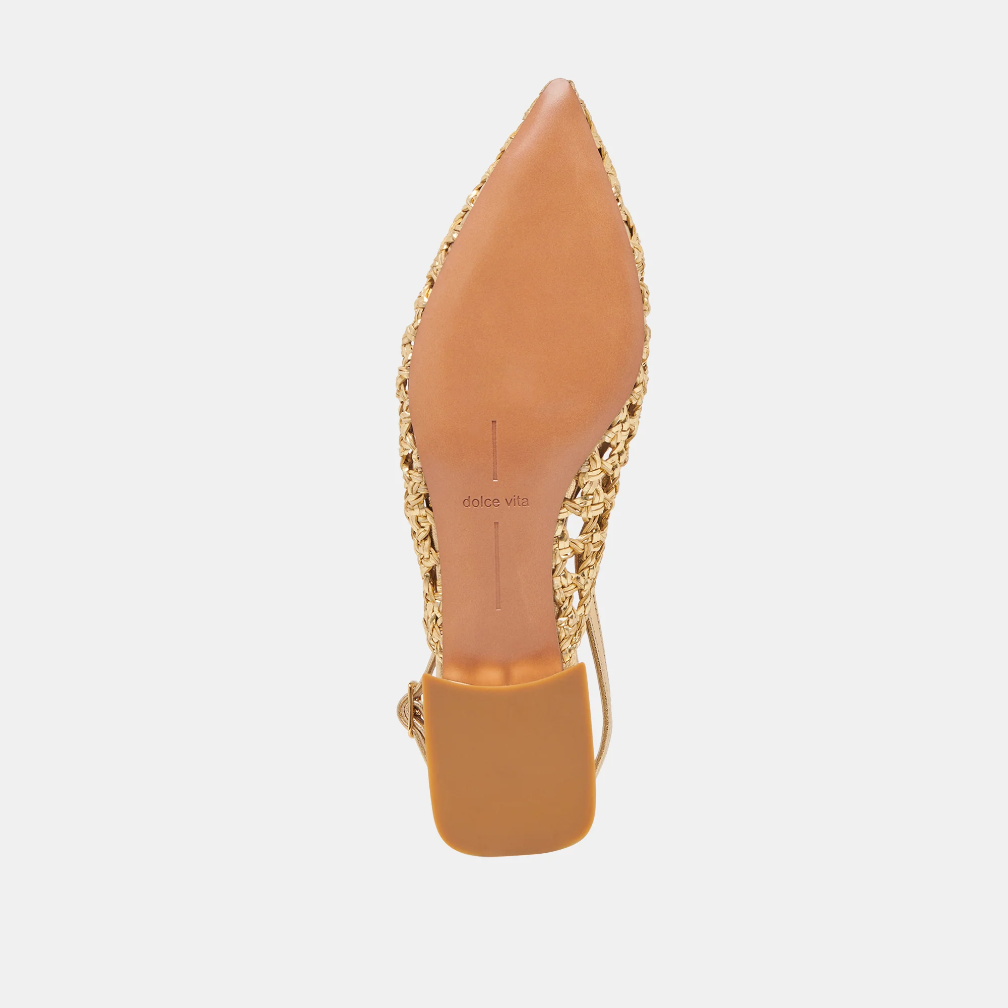 CYNDI FLATS GOLD WOVEN - Image 12