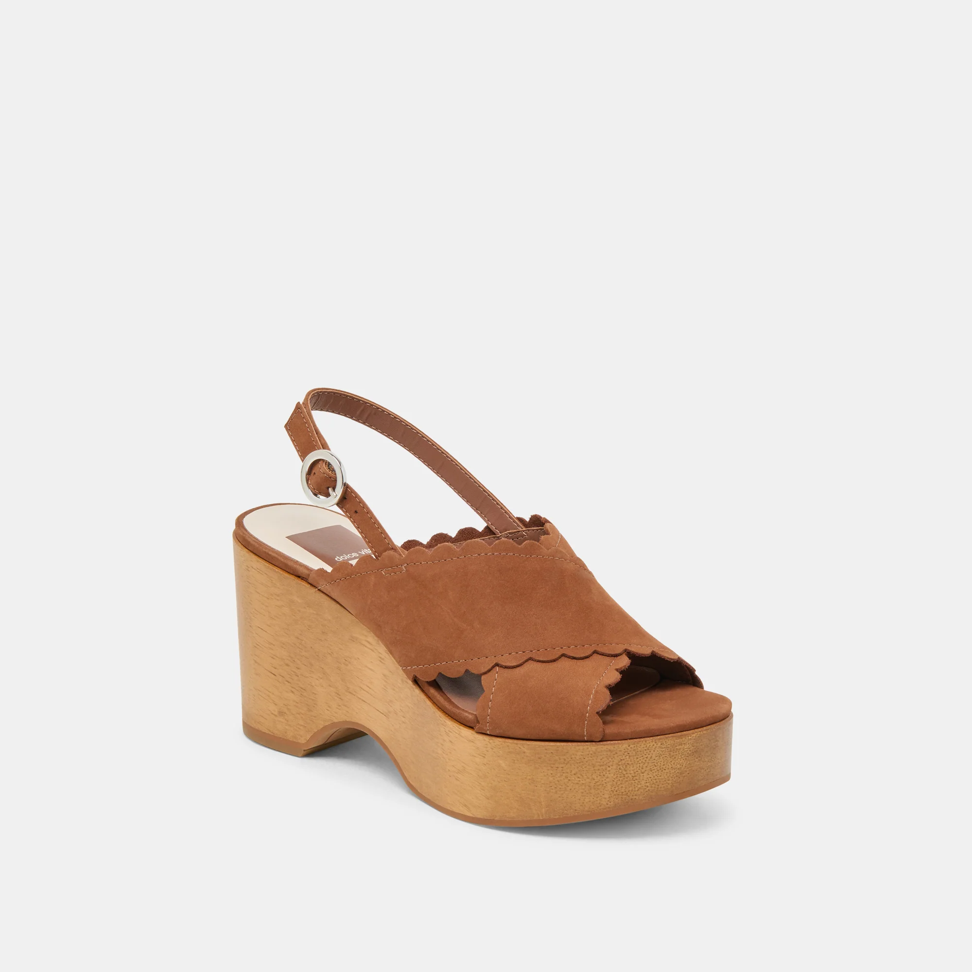 DILION WEDGES DARK SADDLE NUBUCK - Image 3
