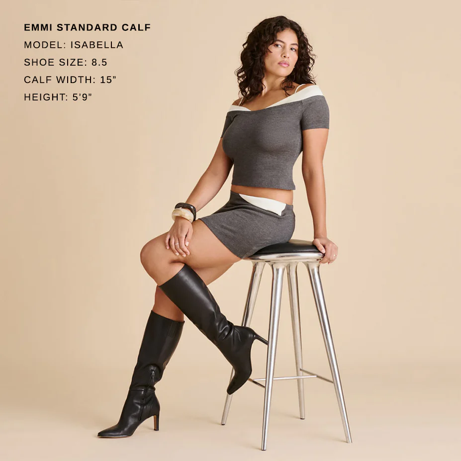 EMMI BOOTS BLACK LEATHER - Image 2