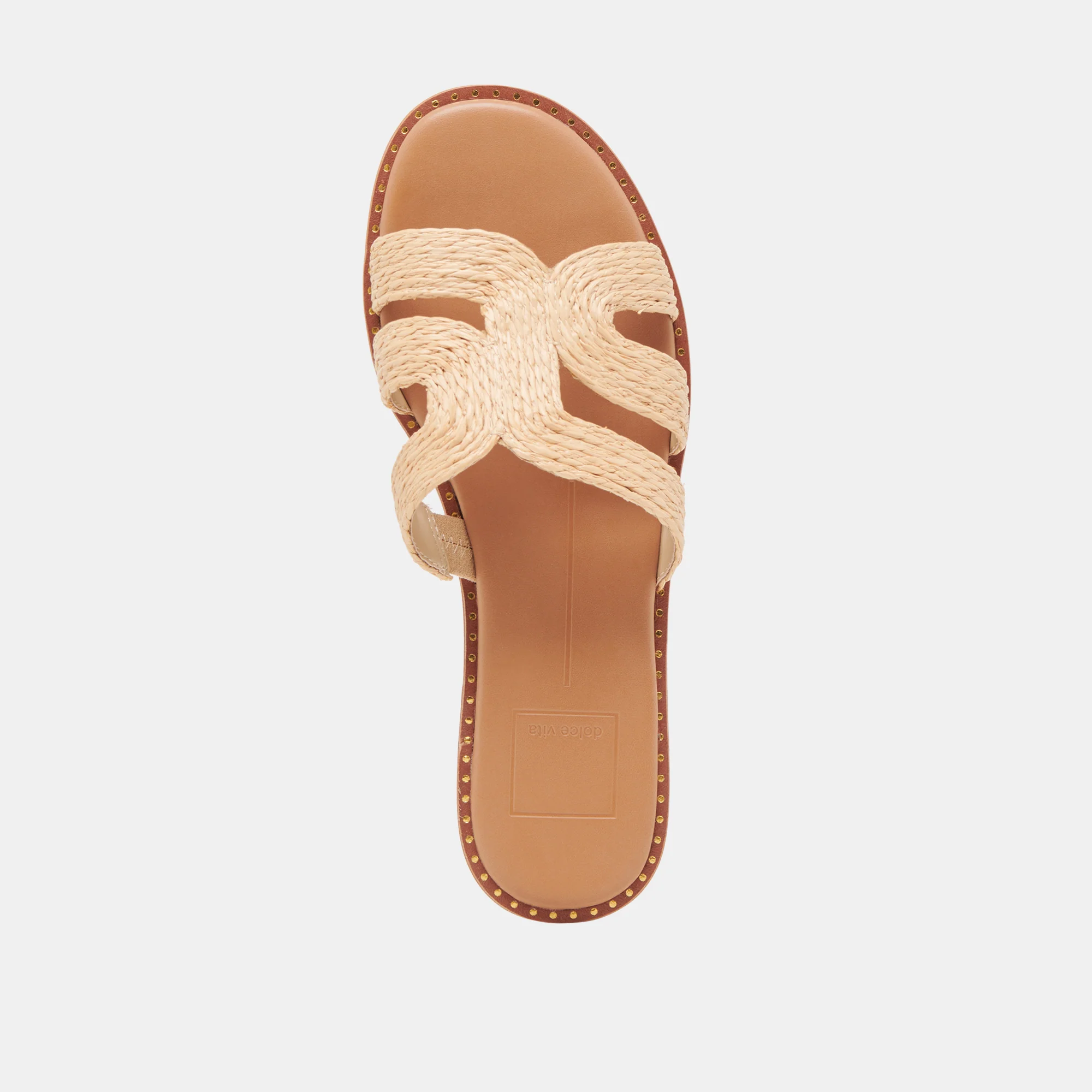 EMON WIDE SANDALS LT NATURAL RAFFIA - Image 8