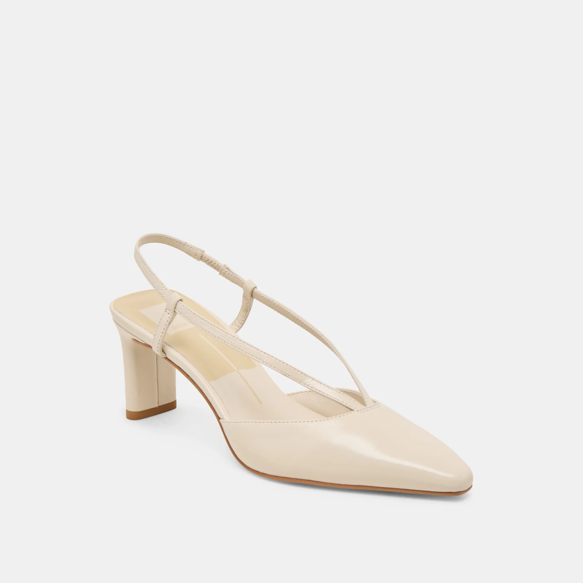 GINAY HEELS BONE LEATHER - Image 2