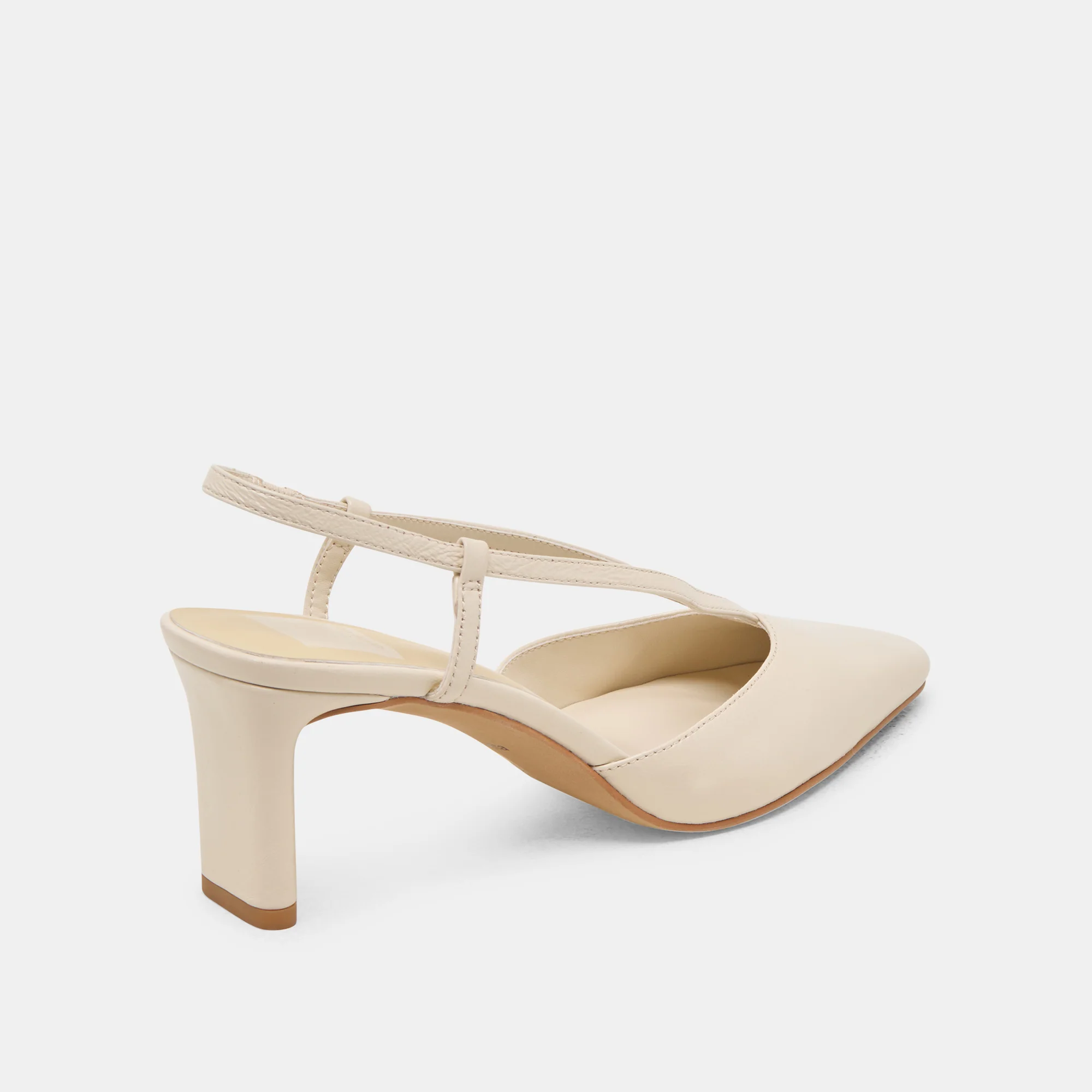 GINAY HEELS BONE LEATHER - Image 3