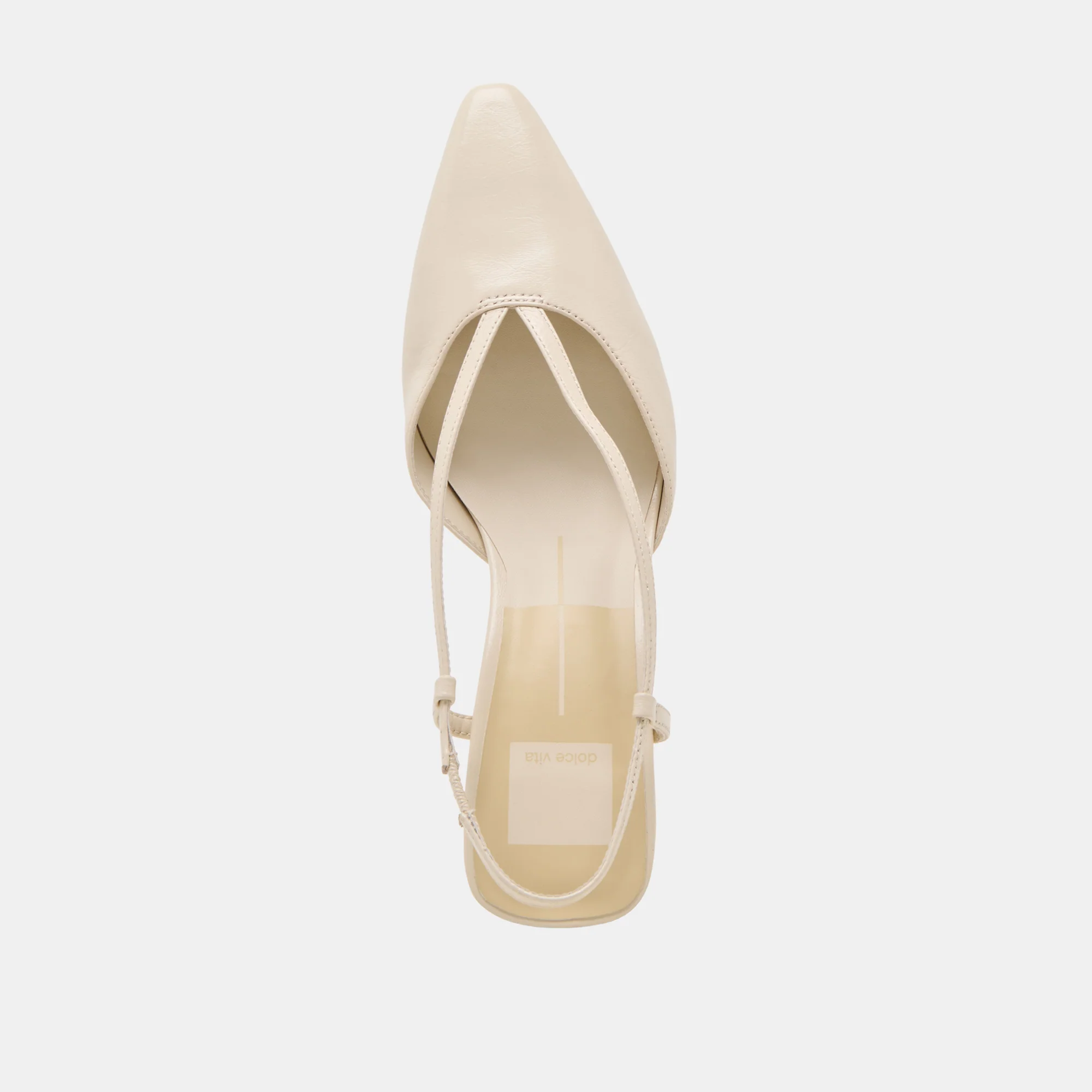 GINAY HEELS BONE LEATHER - Image 8