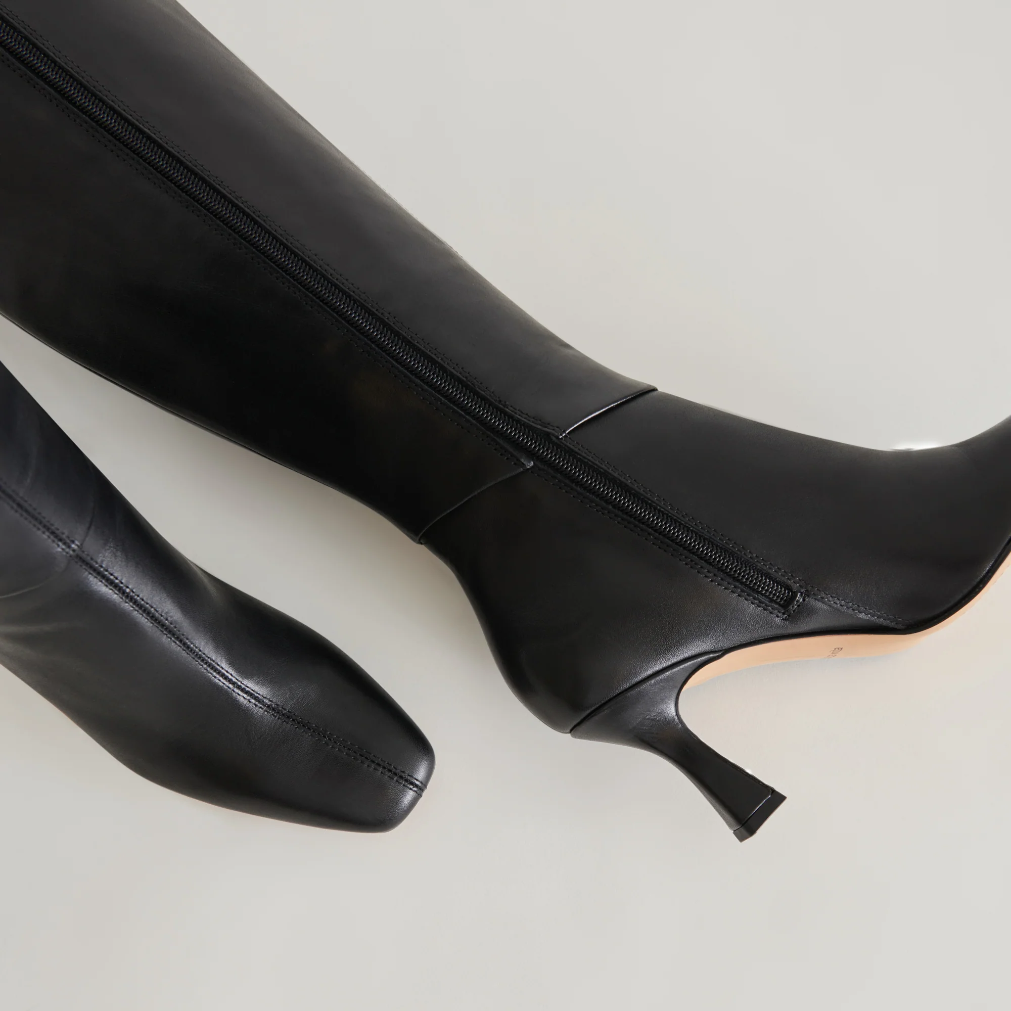 GYRA EXTRA WIDE CALF BOOTS BLACK LEATHER - Image 10