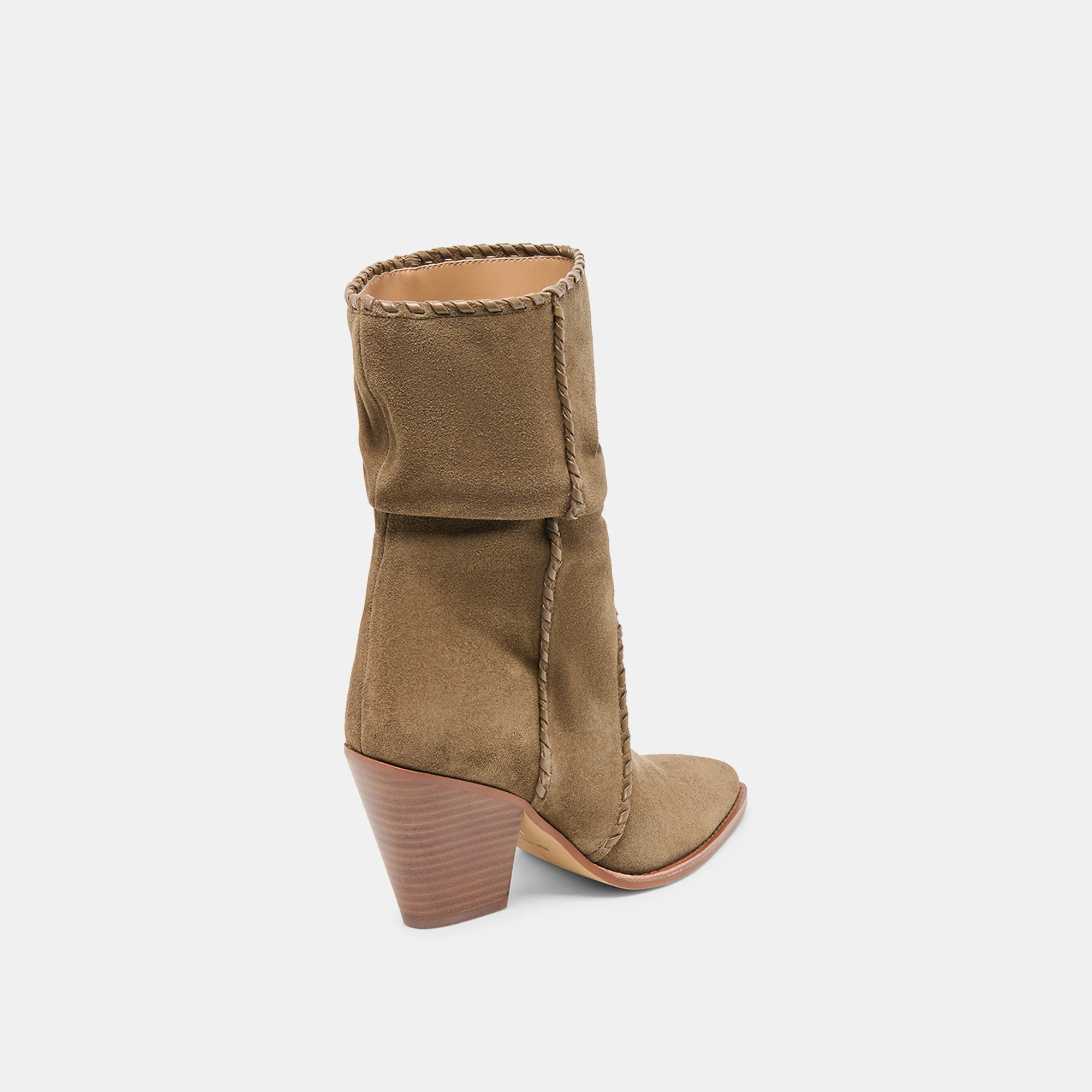 JULITH BOOTS OLIVE SUEDE - Image 5