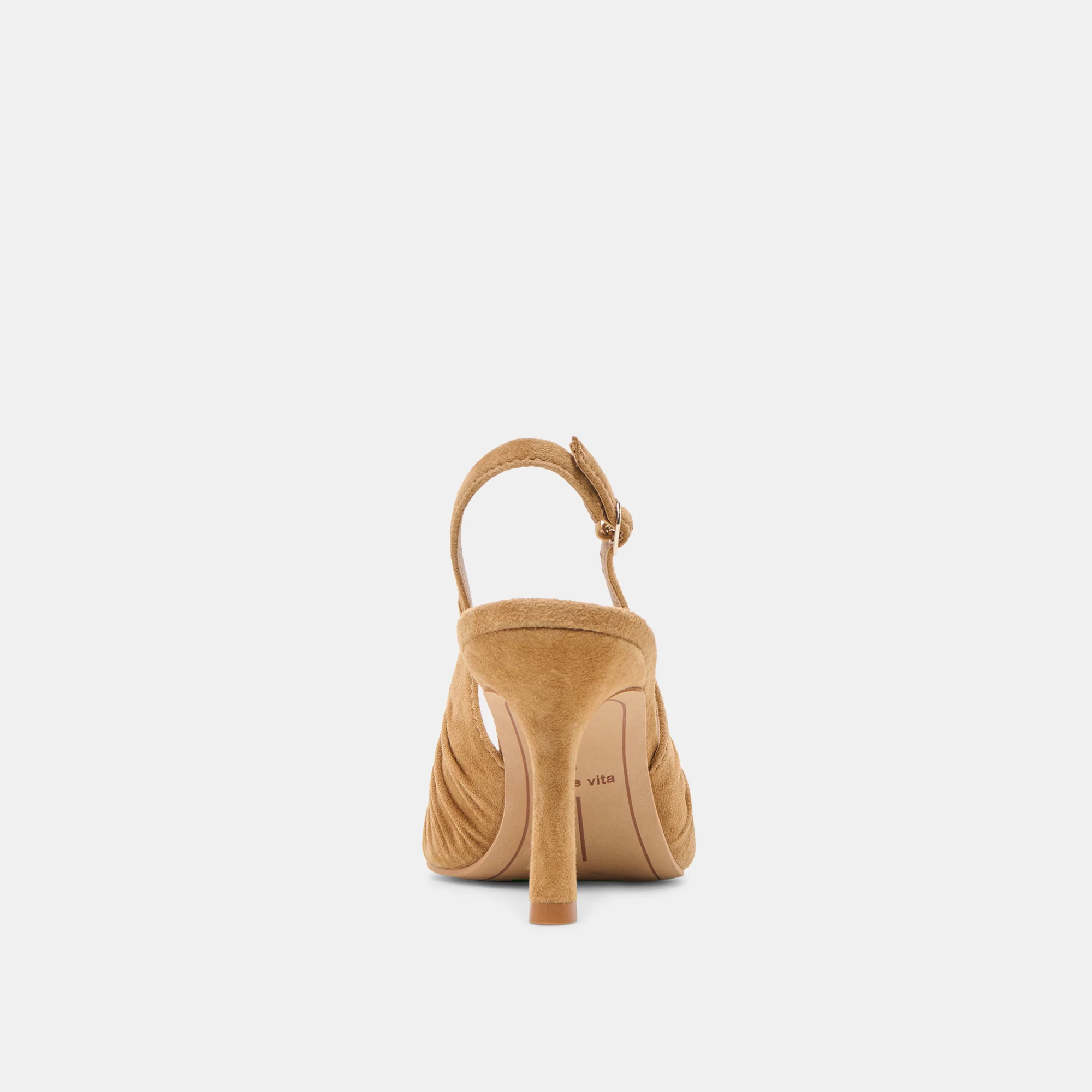KEIRA HEELS LT BROWN SUEDE - Image 7